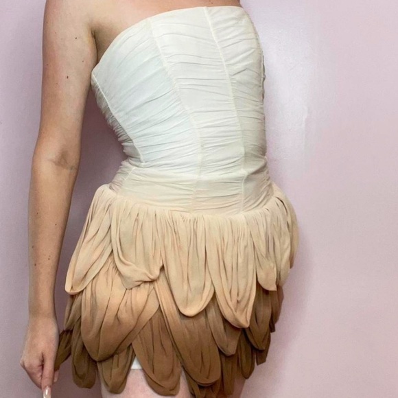 Bebe ombré ruffle dress size small - Picture 7 of 8